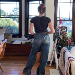 Loewe Street Style Logo Jeans size 38– perfect condition